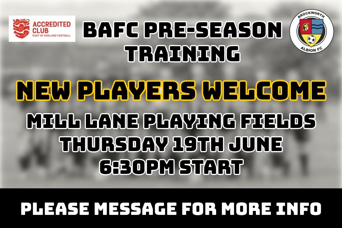 BrockAlbion's tweet image. Pre season starts next Thursday 🦡