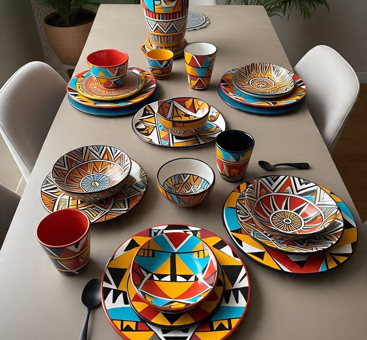 MduduziMats's tweet photo. African Ceramic tableware manufacturing https://t.co/xapaTWbPon