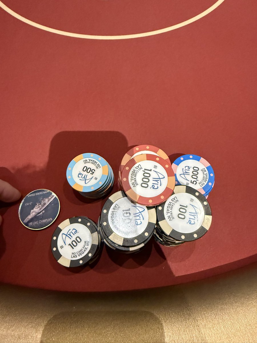 kurtbrownie's tweet photo. That last level treated me well. I rivered a full house in a large pot and then hit a river flush with 2 separate straight and 2 separate flush draws in another large pot. I’ve worked a starting stack of 30,000 up to 85,800 at the first break. https://t.co/KyWle0GcSv