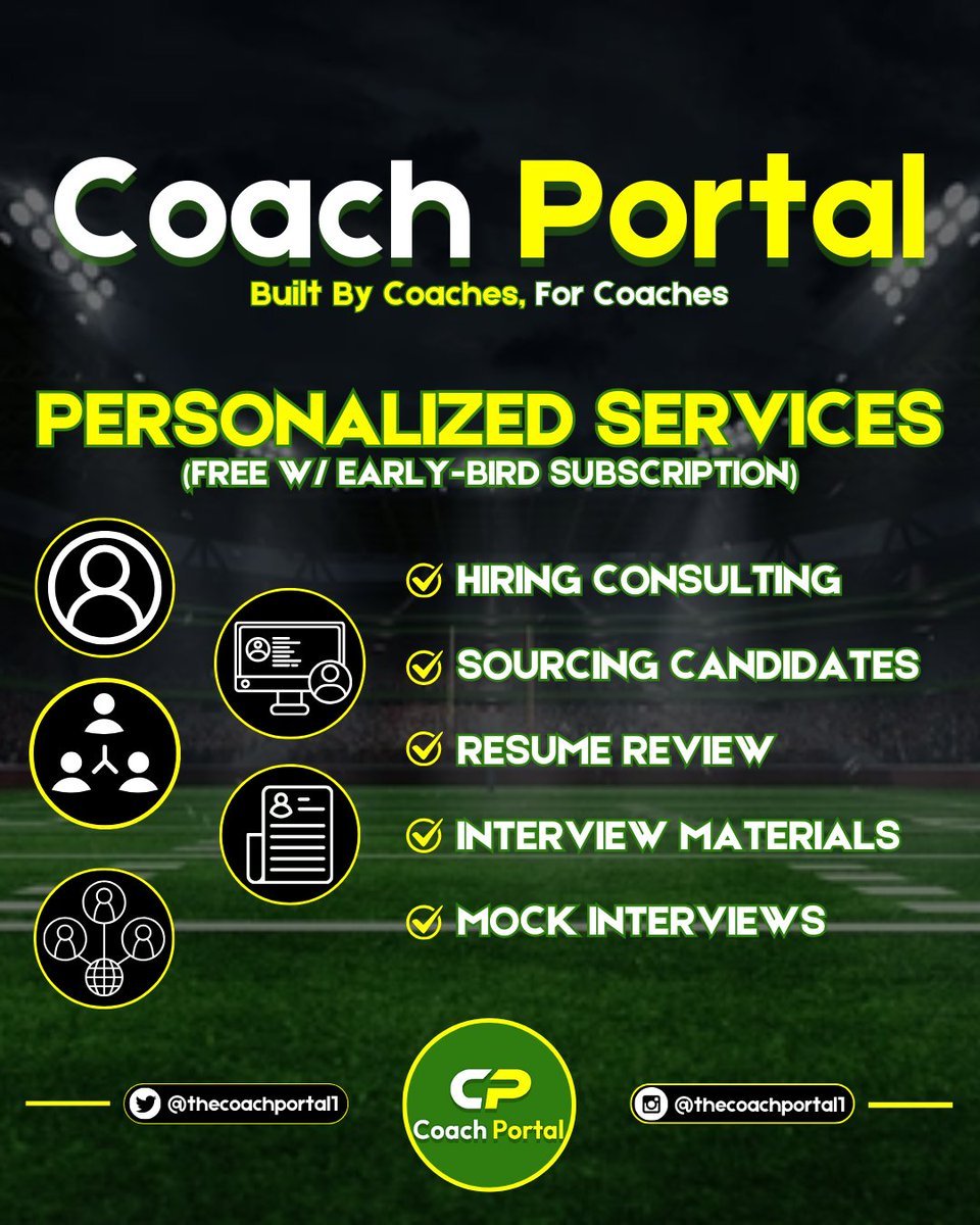 #TXHSFBCHATπ (@txhsfbchat) on Twitter photo Finding the right coaching opportunity can happen when you are looking in the right place
When you use the <a href="/TheCoachPortal1/">Coach Portal</a> it's a lot easier for the right opportunity to find you
Register today πcoach-portal.com
Referral code πTXHSFBCHAT
#TXHSFBCHAT Finding the right coaching opportunity can happen when you are looking in the right place
When you use the <a href="/TheCoachPortal1/">Coach Portal</a> it's a lot easier for the right opportunity to find you
Register today πcoach-portal.com
Referral code πTXHSFBCHAT
#TXHSFBCHAT