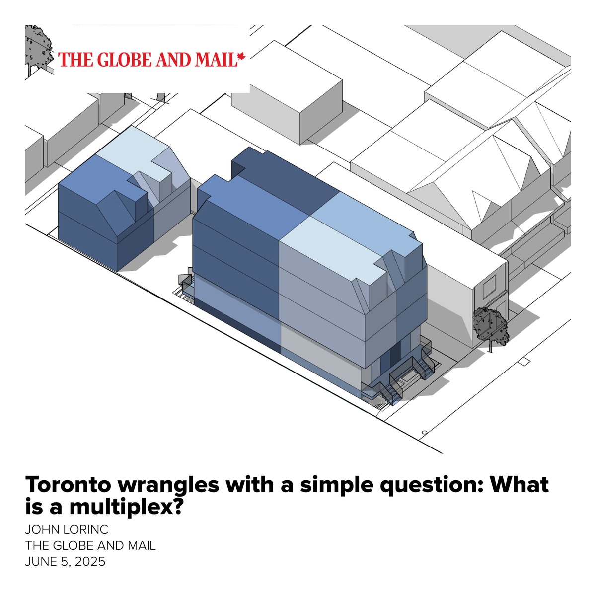 craigitect's tweet image. We are thrilled to announce that we have been featured in a recent @globeandmail article! He shares insights on development charges, ancillary dwelling units, and multiplexes.
The full article can be found on our website, linked in our bio!