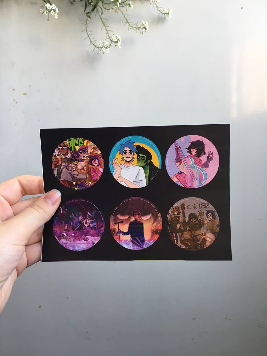 6. Наклейки А6
Vocaloid, Tangled, Vanitas no carte, Gorillaz
50 грн