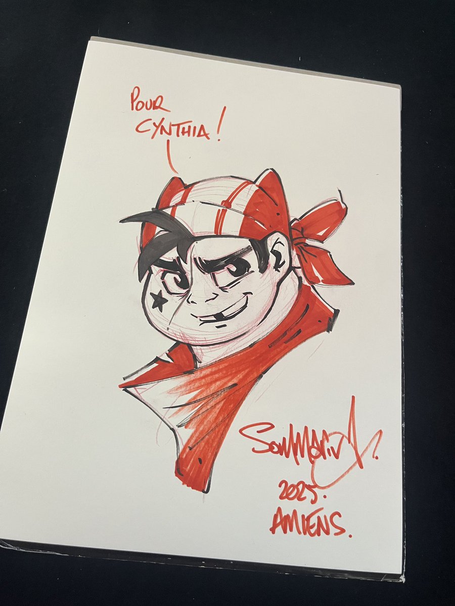 JonSommariva's tweet image. Did around 50 of these sketches for people I met in France over the weekend. Had myself a hell of a time.