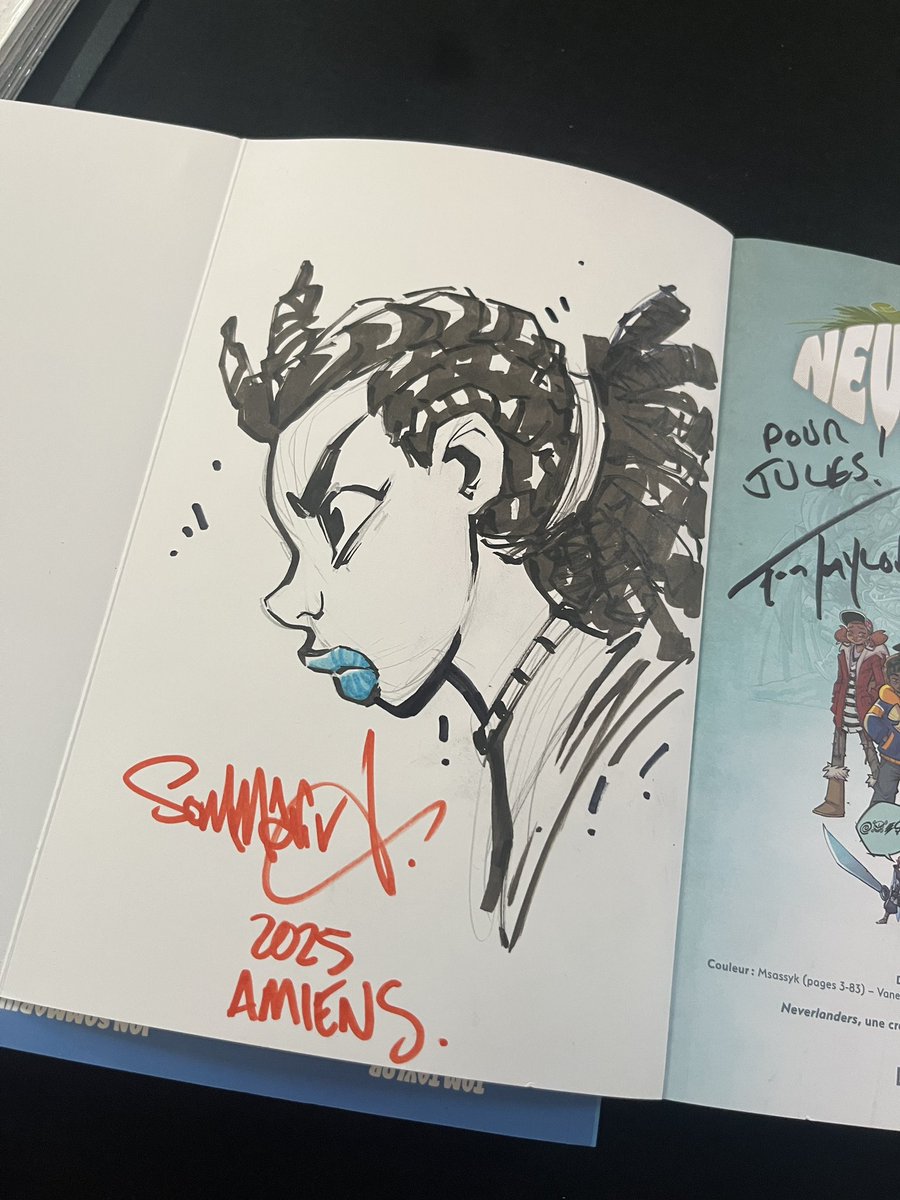 JonSommariva's tweet image. Did around 50 of these sketches for people I met in France over the weekend. Had myself a hell of a time.
