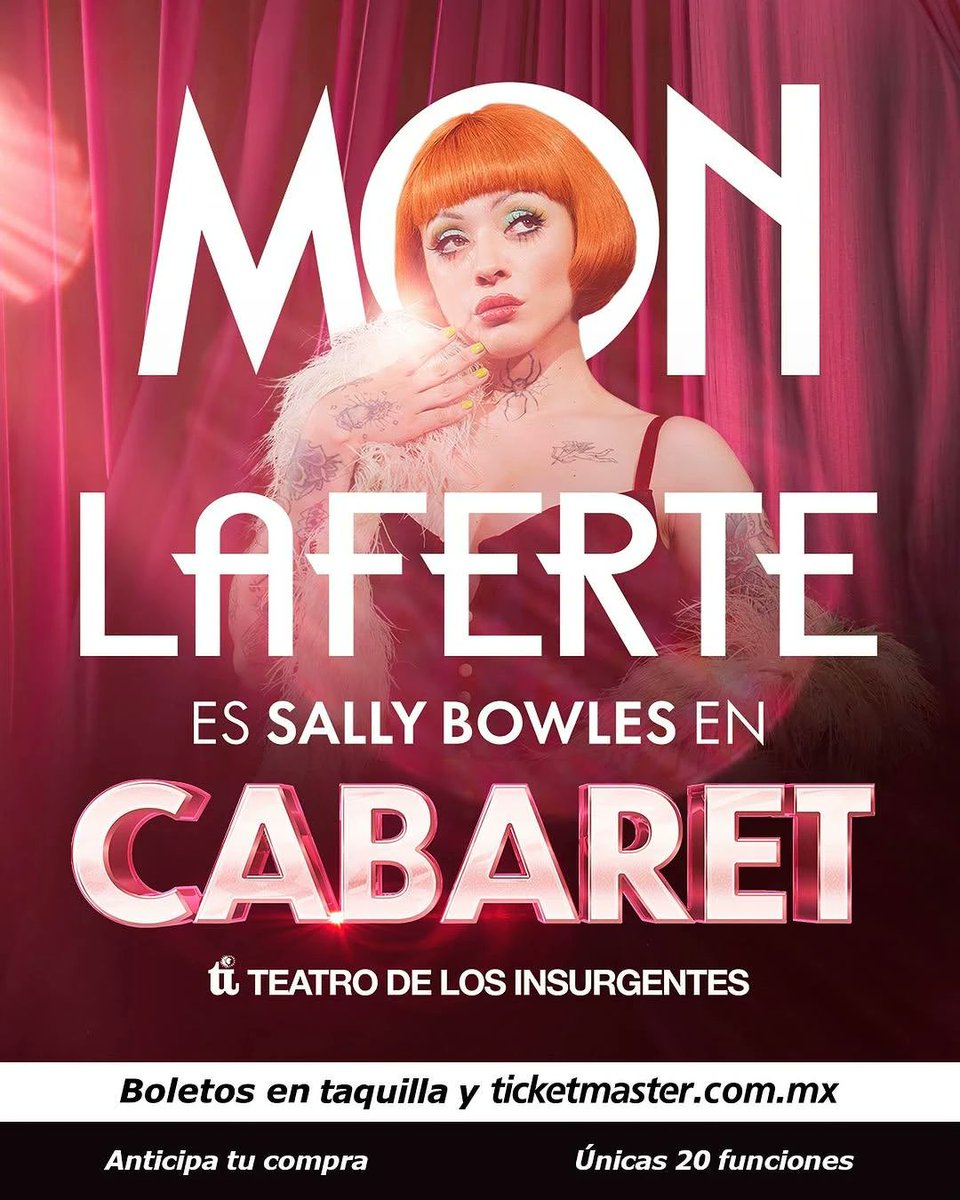 Mon Laferte se une a "Cabaret", el musical más aclamado de México.

Para más información visita:

briefnewsmx.wixsite.com/agenciadenotic…