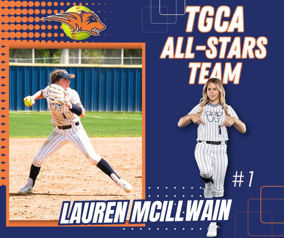 BIG congrats to Lauren McIllwain for being selected to play on the TGCA All-Stars team! 🔥💙🧡