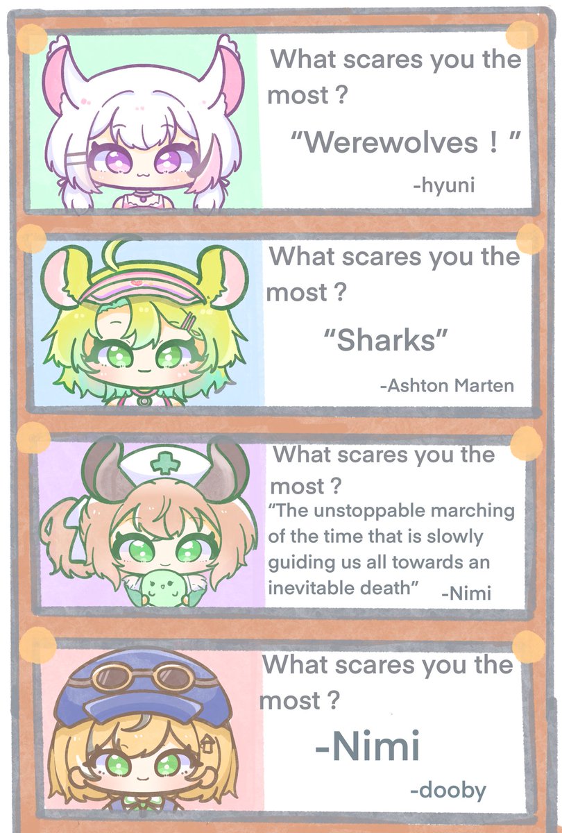 MiyukiQqq's tweet photo. 『What scares you the most？ 』
#Nimagery #doobart #AshtonARTen #hyunillust https://t.co/jLs8HDGy6s