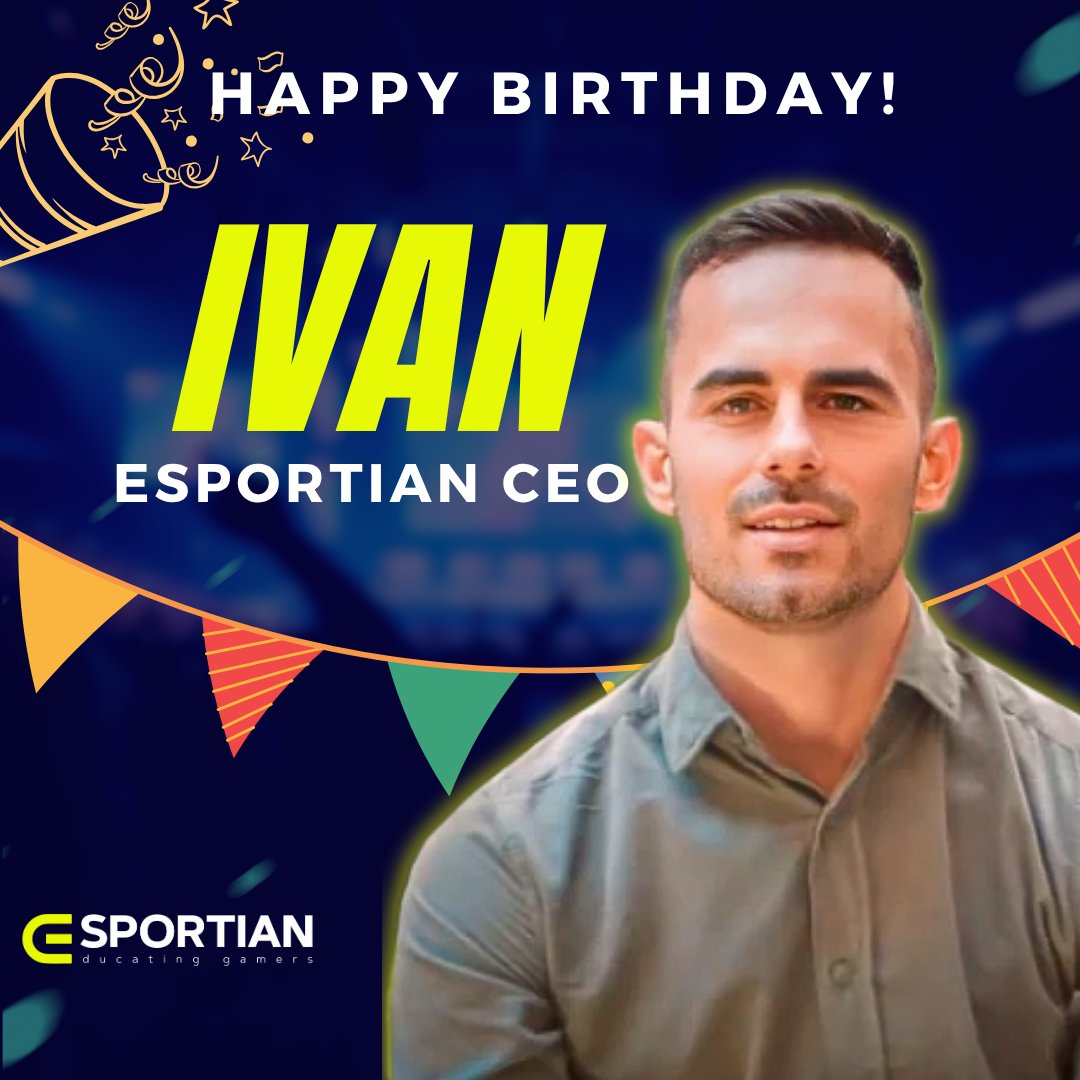 Esportian - Esports Scholarships (@esportian) on Twitter photo We wish <a href="/IvanKerkoc/">Ivan Kerkoc</a> a happy birthday!
The man behind Esportian, the scholarship expert!
A great worker and boss! We hope you had a wonderful day with loved ones! We wish <a href="/IvanKerkoc/">Ivan Kerkoc</a> a happy birthday!
The man behind Esportian, the scholarship expert!
A great worker and boss! We hope you had a wonderful day with loved ones!