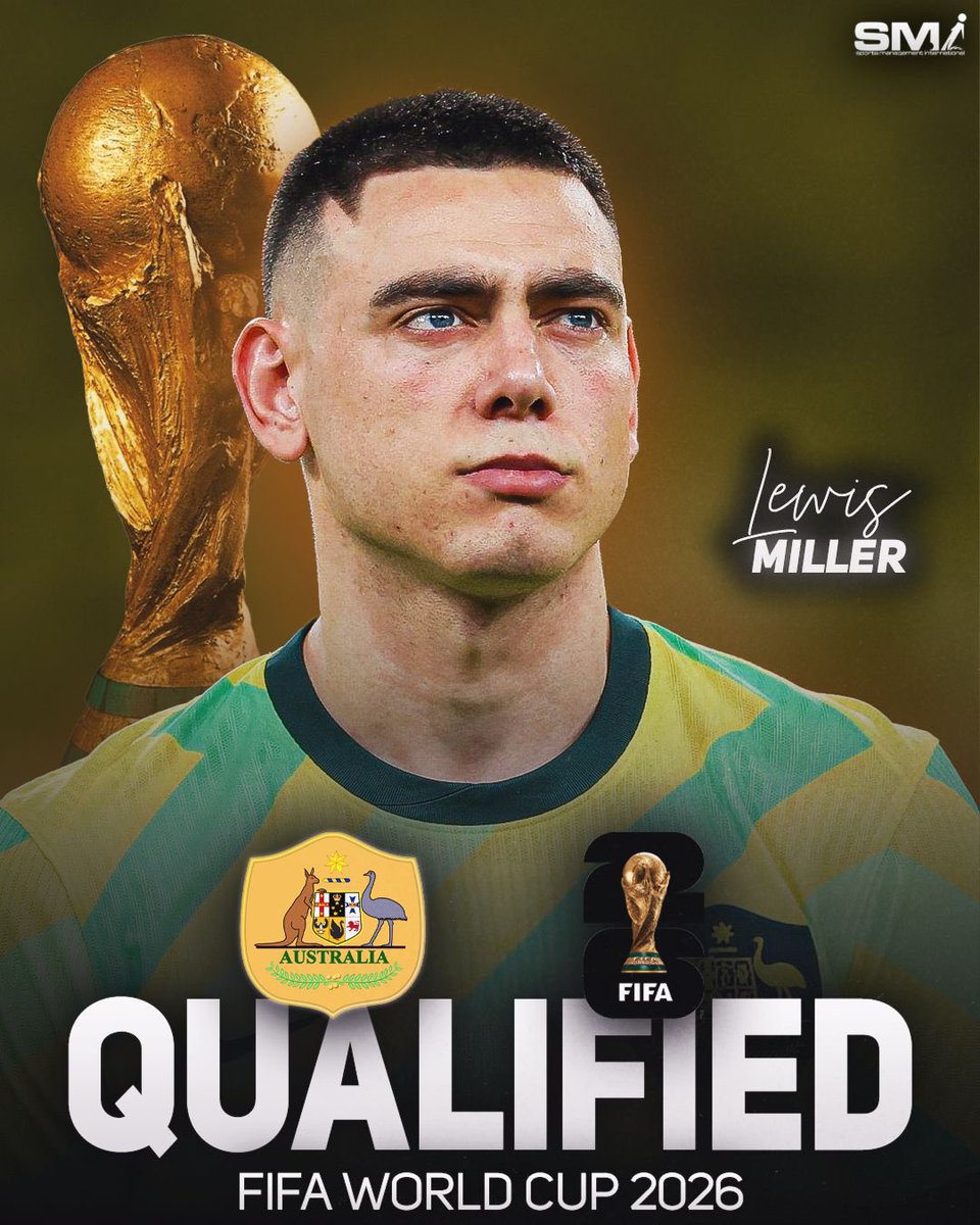 Sport Management Int (@smi_world) on Twitter photo What a story and achievement #LewisMiller who has qualified for the <a href="/FIFAWorldCup/">FIFA World Cup</a> with <a href="/Socceroos/">Subway Socceroos</a> โค๏ธ Amazing performance again Lewis, well deserved โค๏ธ @smi_world family ๐๐ผ What a story and achievement #LewisMiller who has qualified for the <a href="/FIFAWorldCup/">FIFA World Cup</a> with <a href="/Socceroos/">Subway Socceroos</a> โค๏ธ Amazing performance again Lewis, well deserved โค๏ธ @smi_world family ๐๐ผ
