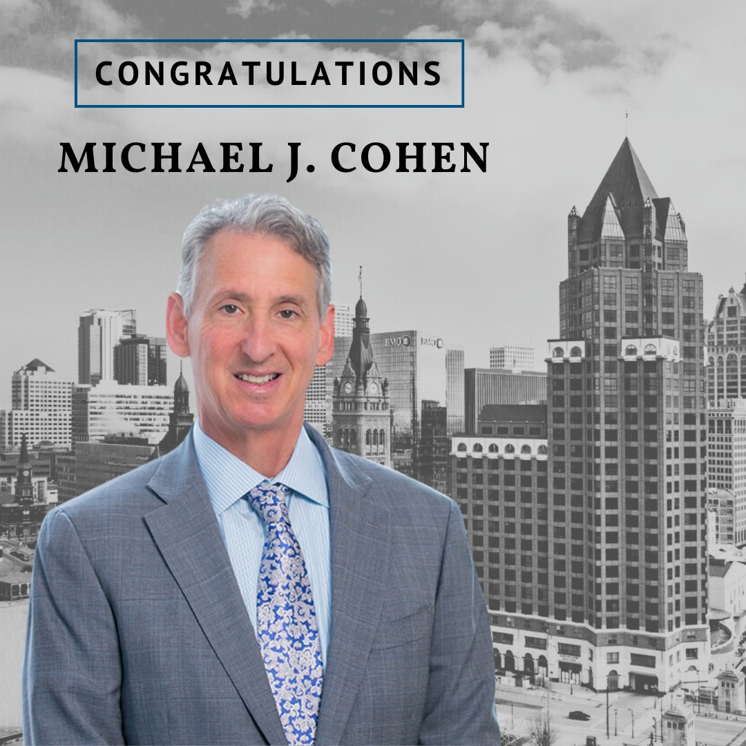 Meissner Tierney Fisher &amp; Nichols S.C. is proud to share that Michael J. Cohen has been recognized as a leader in General Commercial Litigation for 2025 by Chambers and Partners. Nice work Mike!

mtfn.com