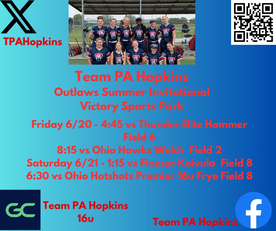 Team PA Hopkins (@tpahopkins) on Twitter photo Our girls will be hitting the field together again soon!! Come check them out.
<a href="/teampafastpitch/">Team Pennsylvania Fastpitch</a> Our girls will be hitting the field together again soon!! Come check them out.
<a href="/teampafastpitch/">Team Pennsylvania Fastpitch</a>