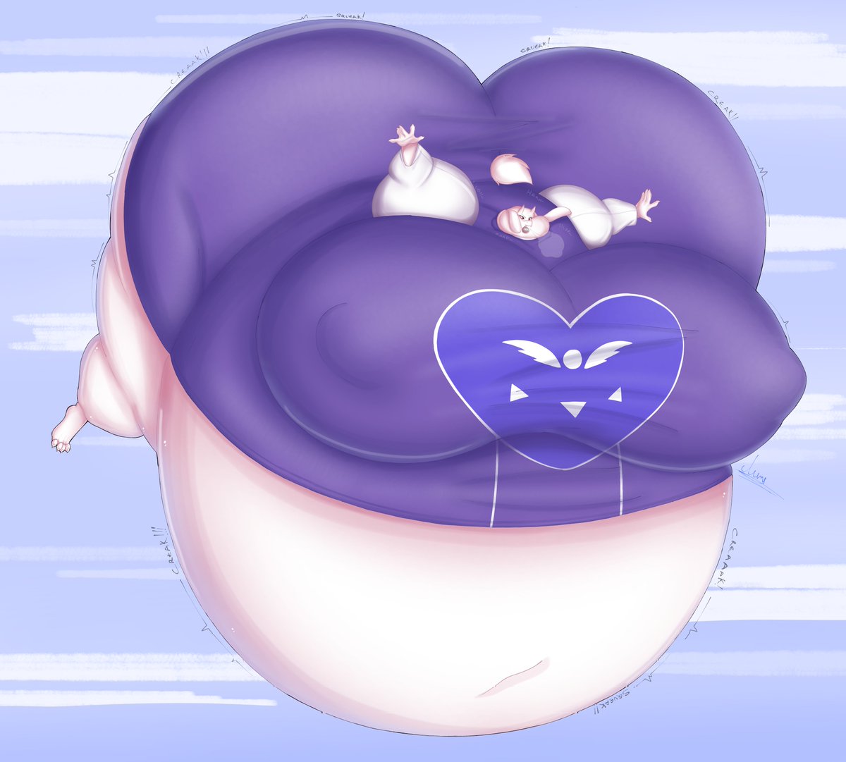 ◖J u n e◗ Pony arc (@alijuune) on Twitter photo Art trade with <a href="/BlubberBalloon/">BlubberBlimp</a> !
Maybe Toriel should check better the ingredients that she puts in her pies.. Art trade with <a href="/BlubberBalloon/">BlubberBlimp</a> !
Maybe Toriel should check better the ingredients that she puts in her pies..