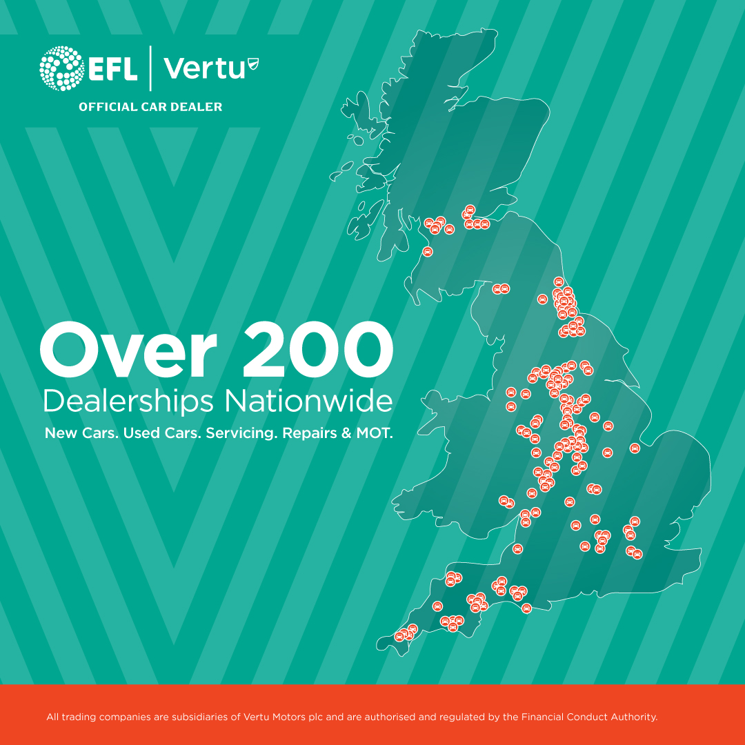 BarnsleyFC's tweet image. With over 200 dealerships nationwide, Vertu have you covered! 

From new and used cars to all your servicing needs, find a dealership near you 👉 bit.ly/43vtJqw 

#Vertu #EFL