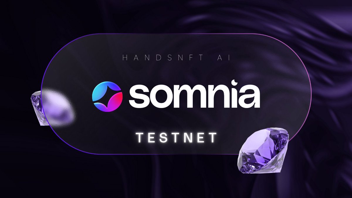 HandsNFT AI (@handsnftfun) on Twitter photo HandsNFT AI Incentivized Testnet Season is landing on <a href="/Somnia_Network/">Somnia - a Fully Onchain World</a> 🚀
📅 Starts this Thursday, June 12
🏆 1,800 $STT tokens will be added to the pools; earn them through pure, skill-based gameplay!
✨ First migrators will unlock extra rewards!
This marks the beginning of our HandsNFT AI Incentivized Testnet Season is landing on <a href="/Somnia_Network/">Somnia - a Fully Onchain World</a> 🚀
📅 Starts this Thursday, June 12
🏆 1,800 $STT tokens will be added to the pools; earn them through pure, skill-based gameplay!
✨ First migrators will unlock extra rewards!
This marks the beginning of our
