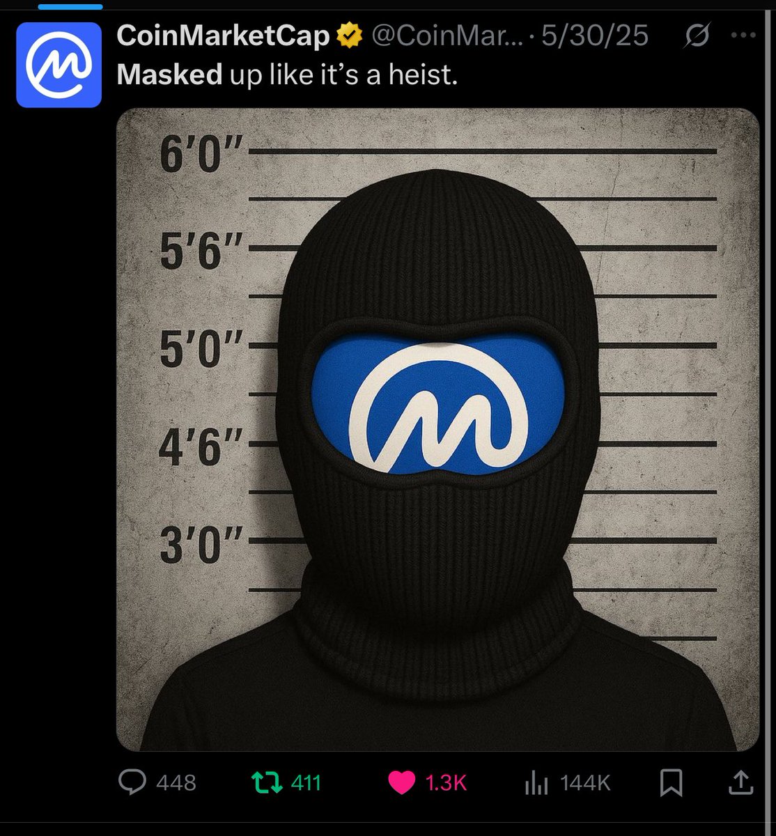 If you are a crypto exchange or company or really anyone in crypto 

and want some fire free marketing / engagement 

just tweet about the $mask

don’t take my word for it though 👇🏼