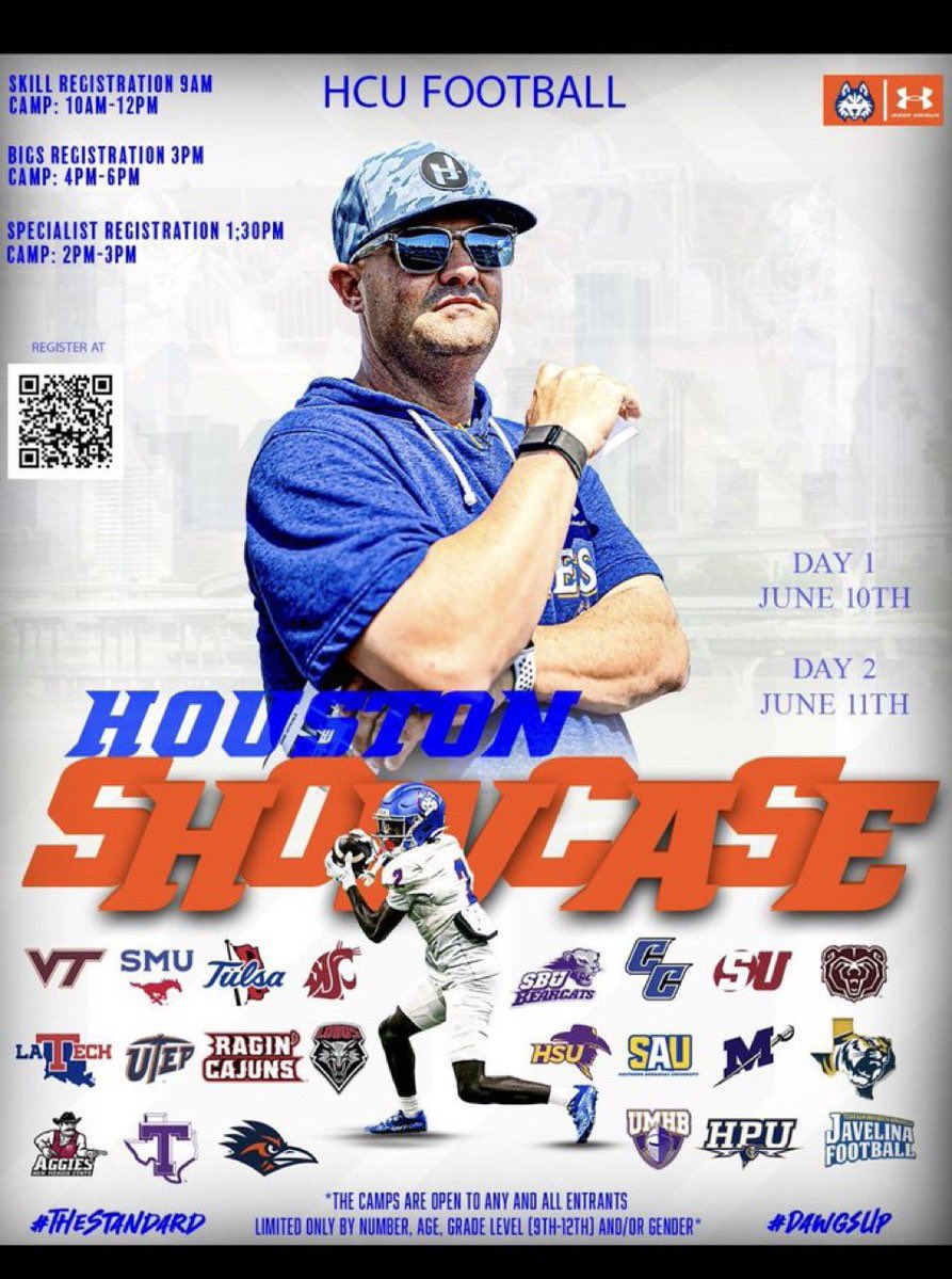 Jvcobgrvy's tweet image. Come see me at HCU tomorrow! I’m ready to compete.
@HCUCoachBachtel @CoachFraney @KurtTraylor @coachkwag @CoachMooreVT @GarinJustice @coachscarey @TXRecruits @On3Recruits @247Sports @dctf