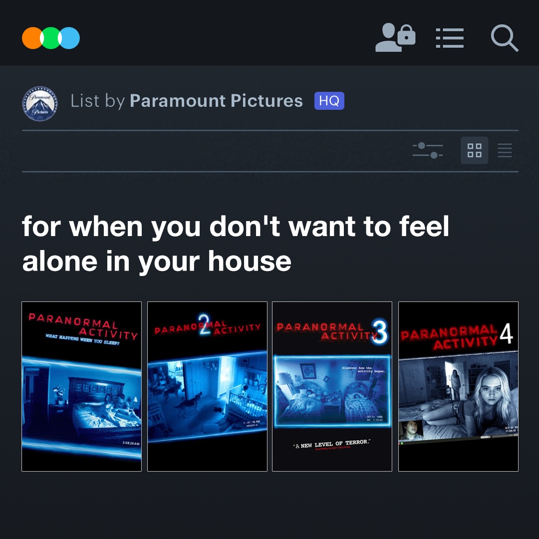 Paranormal Activity tweet media