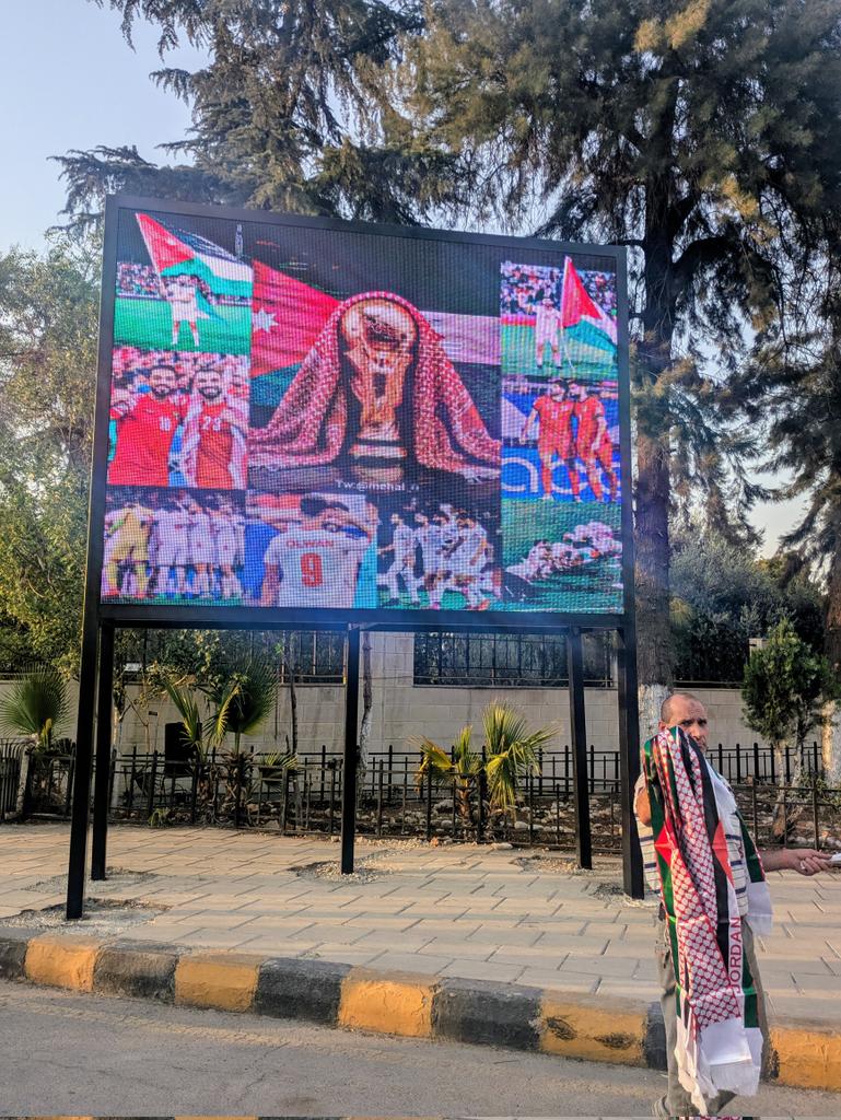 Jordan getting ready for a party against  Iraq tonight to celebrate a first ever World Cup qualification