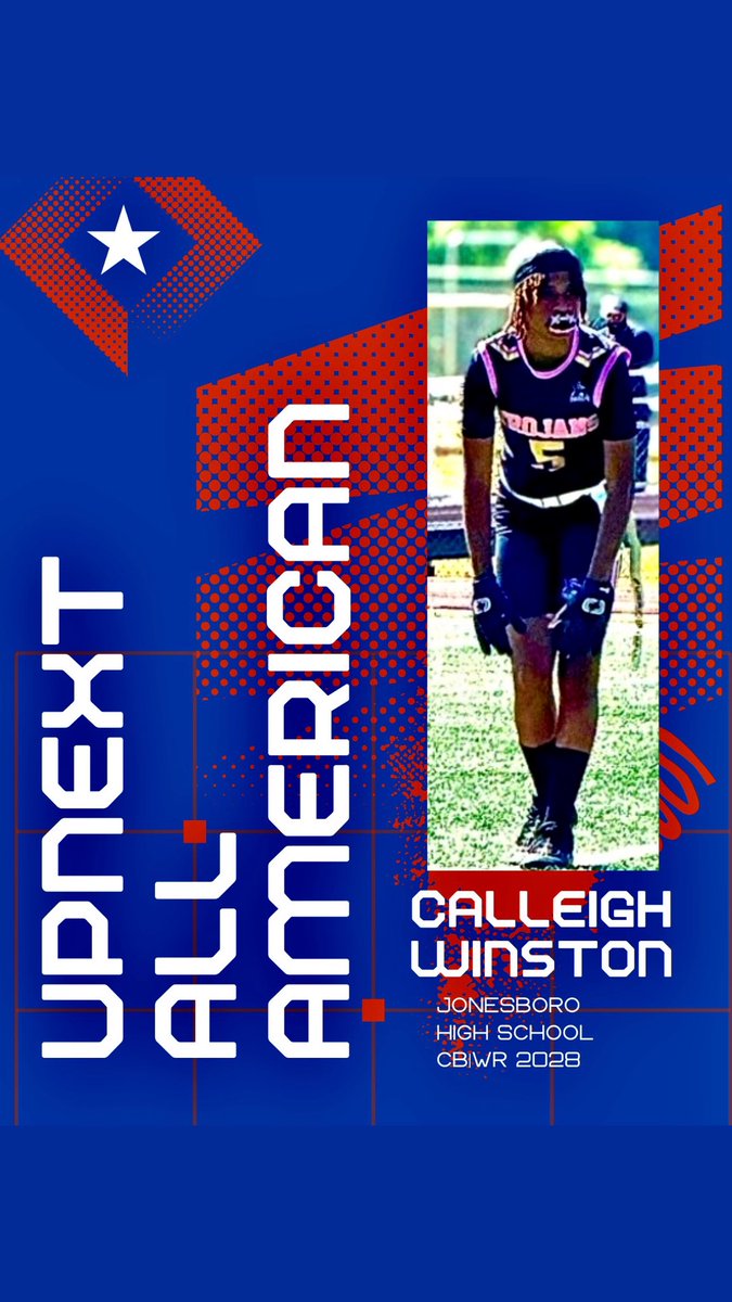 Calleigh Winston 2028 CB|WR Jonesboro HS. Will be playing in the UPNEXT ALL AMERICAN GAME August 2, 2025 <a href="/Odis/">Odis</a> Spencer stadium . #UPNEXT <a href="/calleighwins8/">Calleighwins8</a>