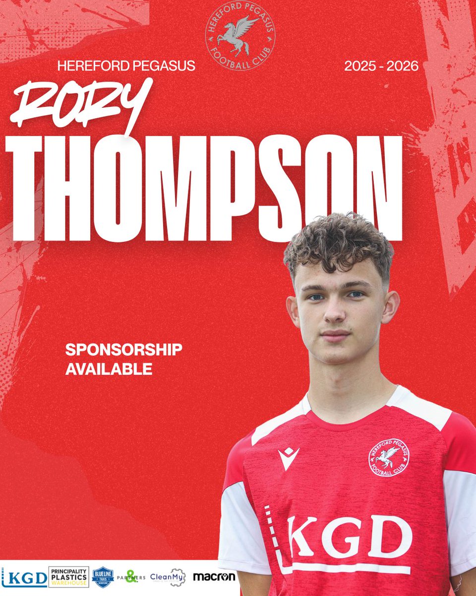 HerefordPegasus's tweet photo. RETAINED | 3 more? Oh god on then! Here’s some more players who have agreed to stay on for the 2025/26 season!

✍️ETHAN DALLAWAY- Defender
✍️KOSTAS STRIUNGA - Defender
✍️RORY THOMPSON - Defender

To kindly sponsor any of the below players, see details attached!

#UTP🔴⚪️ https://t.co/Wy5dzr2eiY