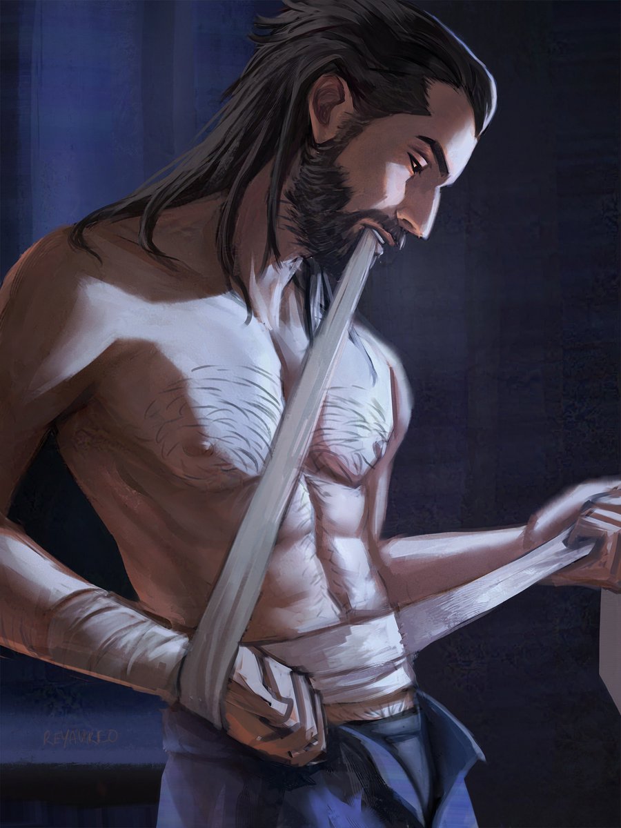 Every other part is a doodle except for the abs.

Because I know what my priorities are.
#LucanisDellamorte