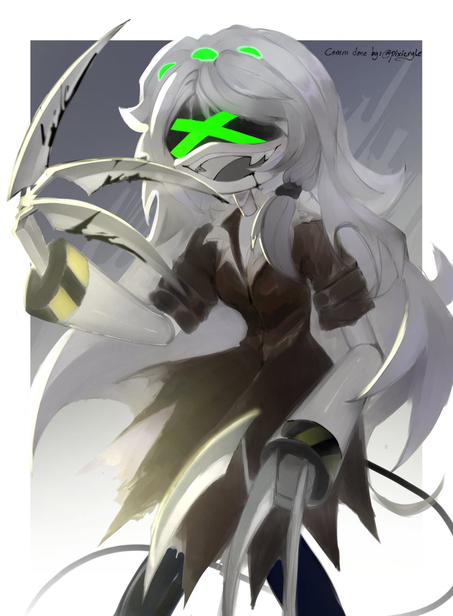 Pixicryle's tweet photo. comm for @/millionsrust 
#murderdronesoc #murderdrones https://t.co/YjTTPBFv1p