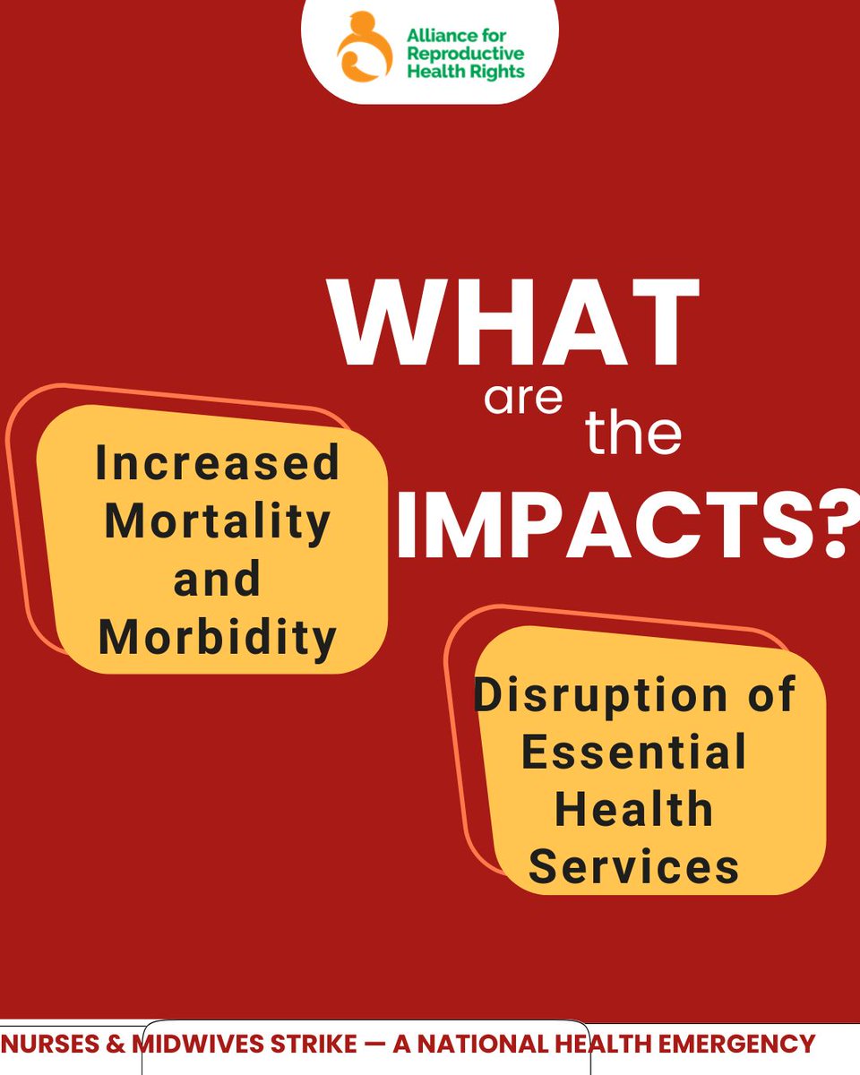 arhrghana's tweet photo. What could happen amidst the strike action by Nurses and Midwives 

1. Their absence means pregnant women, children, the elderly, and people with chronic illnesses may not receive timely care.

2. delayed  care can lead to deaths and worsened health conditions

#nursesonstrike https://t.co/WqoU8oeZkh