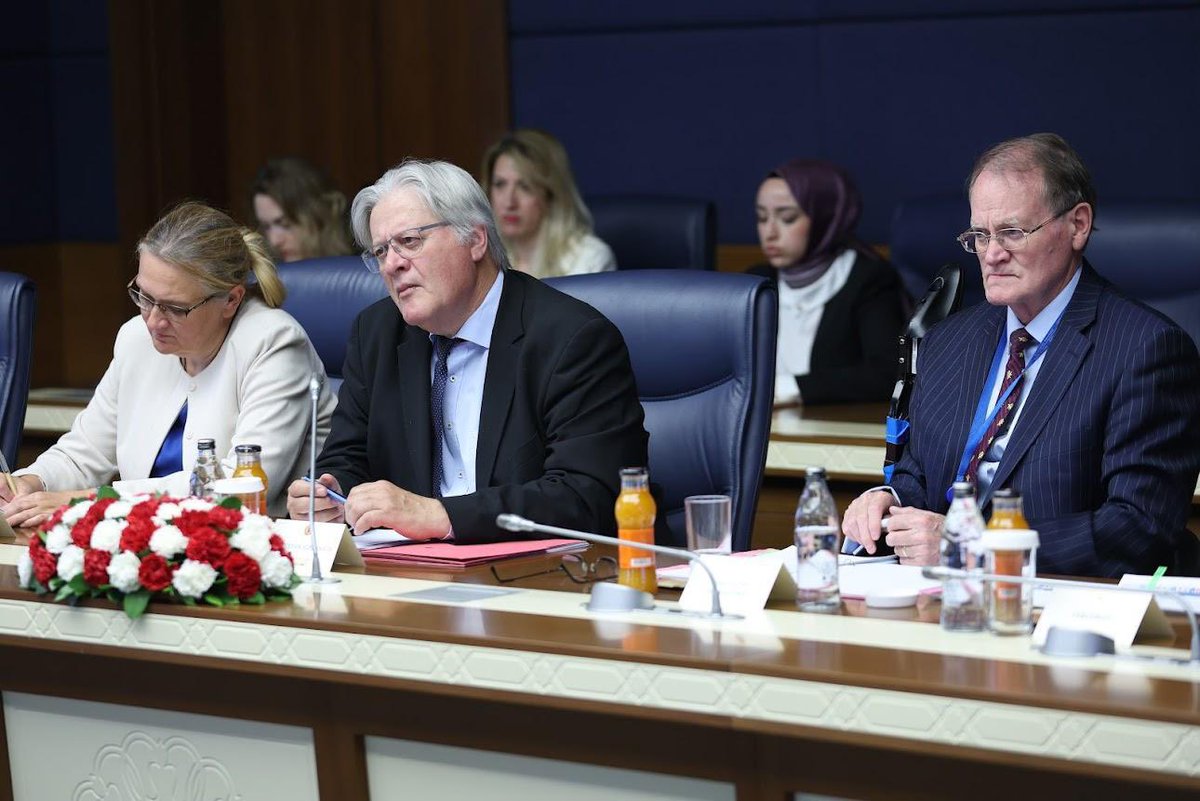 AKPM TÜRK DELEGASYONU (@akpm_tr) on Twitter photo The Turkish Delegation to PACE, led by Mr.<a href="/TugrulTurkes/">Y. Tuğrul TÜRKEŞ</a> held a productive meeting today with Mr.<a href="/stefanschennach/">Stefan Schennach</a> and Lord Blencathra, co-rapporteurs for Türkiye from the PACE Monitoring Committee, at the Grand National Assembly of Türkiye.
<a href="/PACE_News/">PACE</a> <a href="/TBMMresmi/">TBMM</a> The Turkish Delegation to PACE, led by Mr.<a href="/TugrulTurkes/">Y. Tuğrul TÜRKEŞ</a> held a productive meeting today with Mr.<a href="/stefanschennach/">Stefan Schennach</a> and Lord Blencathra, co-rapporteurs for Türkiye from the PACE Monitoring Committee, at the Grand National Assembly of Türkiye.
<a href="/PACE_News/">PACE</a> <a href="/TBMMresmi/">TBMM</a>