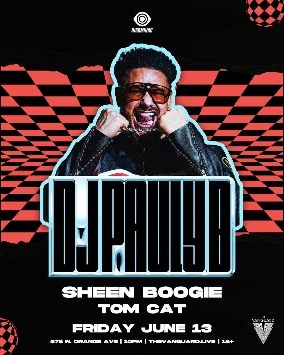 The Vanguard Orlando (@vanguard407) on Twitter photo Orlando, we’re stackin’ the lineup for a wild night. 🔥 <a href="/DJPaulyD/">DJ Pauly D</a> is bringin’ the energy, and now joining the ride is support from <a href="/SheenBoogie/">Sheen Boogie</a> and @tomcat______ . 🥳 Orlando, we’re stackin’ the lineup for a wild night. 🔥 <a href="/DJPaulyD/">DJ Pauly D</a> is bringin’ the energy, and now joining the ride is support from <a href="/SheenBoogie/">Sheen Boogie</a> and @tomcat______ . 🥳