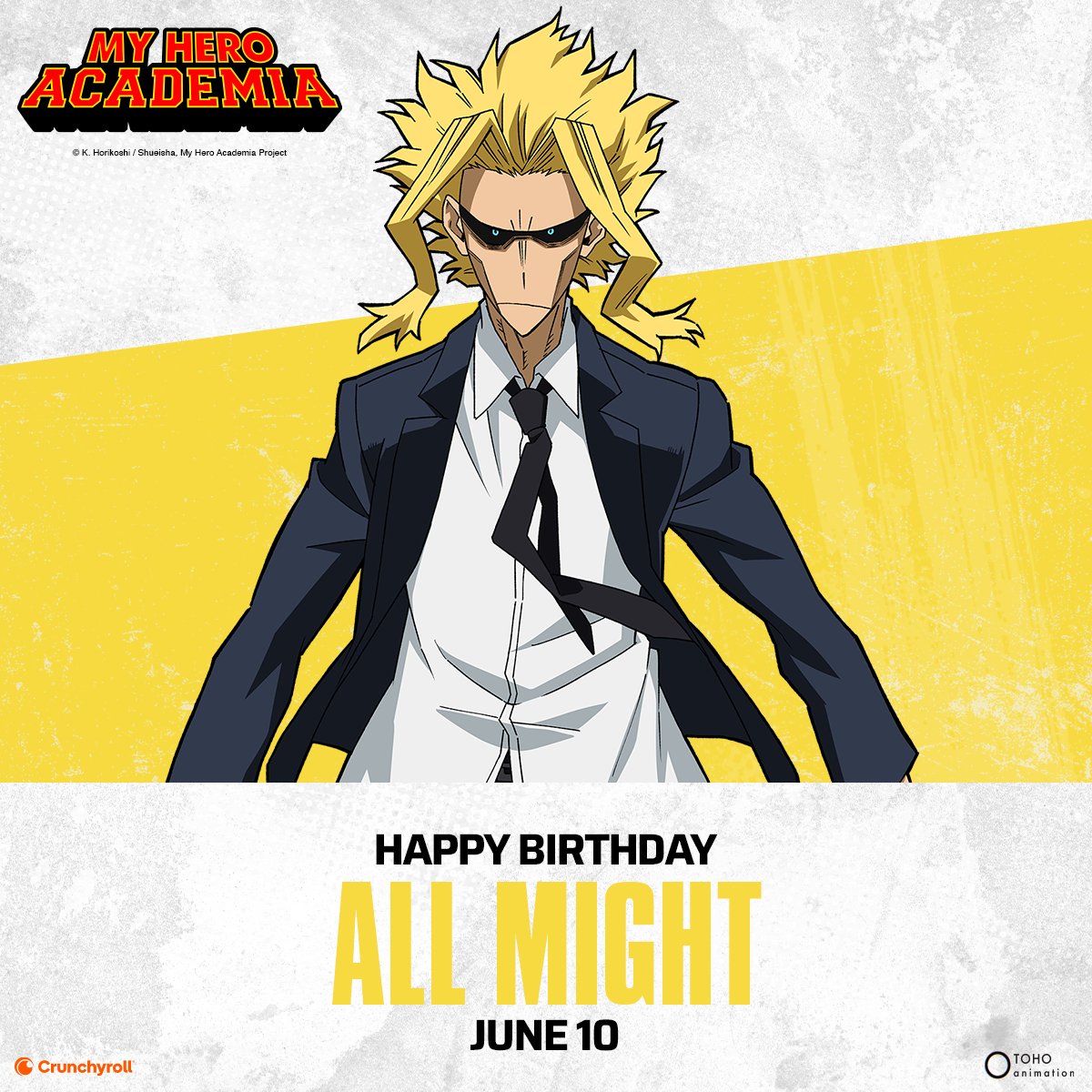 Happy birthday, All Might! ✨