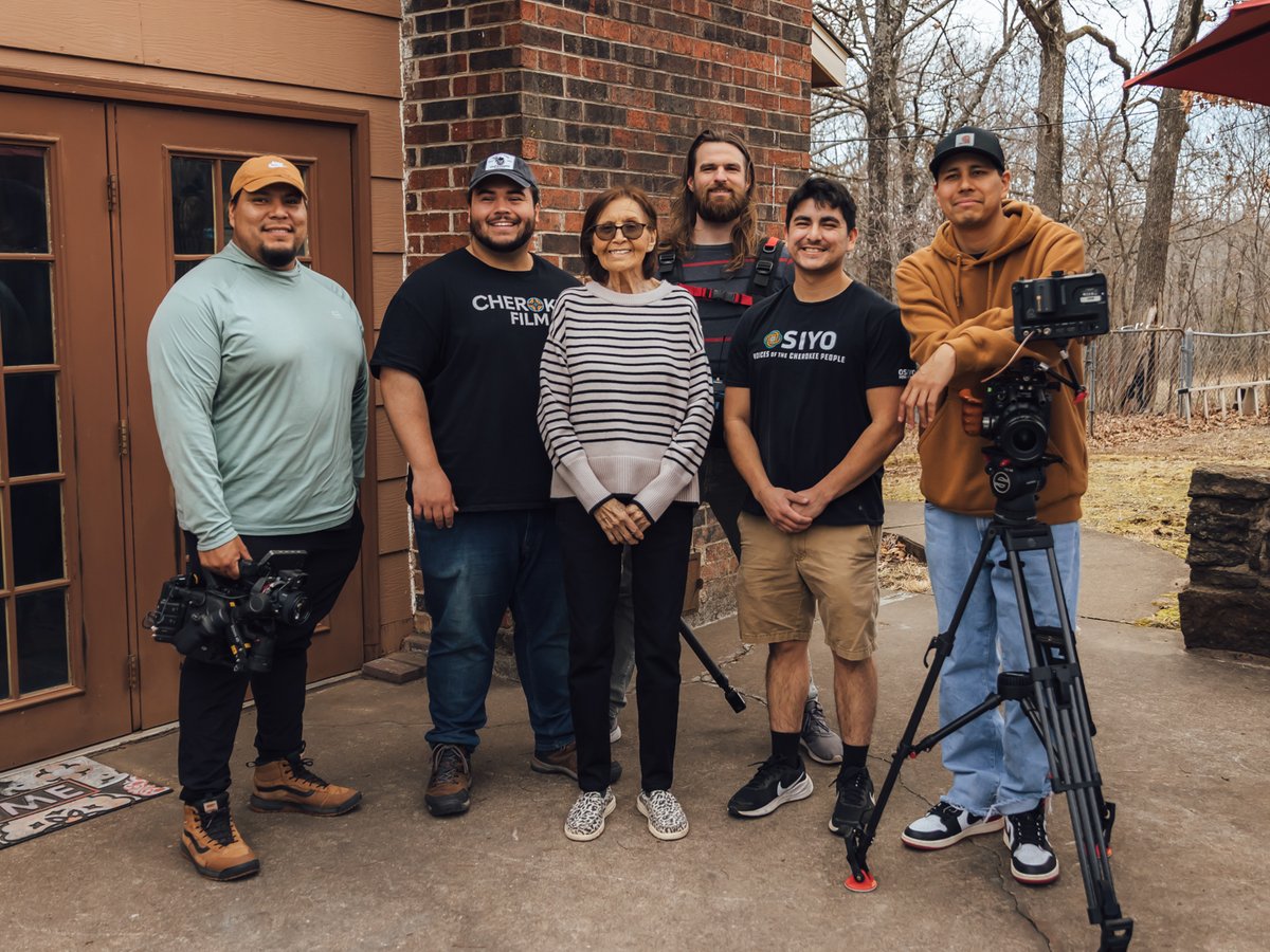 Take a peek #BehindTheScenes of Season 10’s newest story.

The Cherokee language has shaped Cherokee National Treasure Edna Sue Thompson’s life – from her first spoken words to teaching others in Cherokee Nation for decades.

Watch here: youtube.com/watch?v=XYP6Gi…