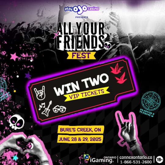 🤘🎸 Who's ready to rock out at All Your Friends Fest in Ontario this summer? ⁣
As official sponsors, we’re giving two lucky winners and their plus ones VIP access 🤘🎸 ⁣
 ⁣
Click the link for the chance to win and see all these:   ⁣
Avril Lavigne  ⁣
Rise Against  ⁣
Simple