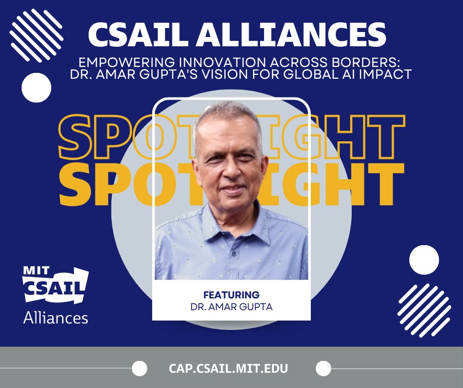 MIT CSAIL Alliances (@csail_alliances) on Twitter photo From digitizing checks to detecting AI-driven fraud, <a href="/MIT_CSAIL/">MIT CSAIL</a>'s Dr. Amar Gupta has spent decades turning complex tech into global solutions. Now Dr. Gupta is leveraging LLMs to safeguard finance from emerging threats.
Learn more about Dr. Gupta: bit.ly/43Clk5K From digitizing checks to detecting AI-driven fraud, <a href="/MIT_CSAIL/">MIT CSAIL</a>'s Dr. Amar Gupta has spent decades turning complex tech into global solutions. Now Dr. Gupta is leveraging LLMs to safeguard finance from emerging threats.
Learn more about Dr. Gupta: bit.ly/43Clk5K