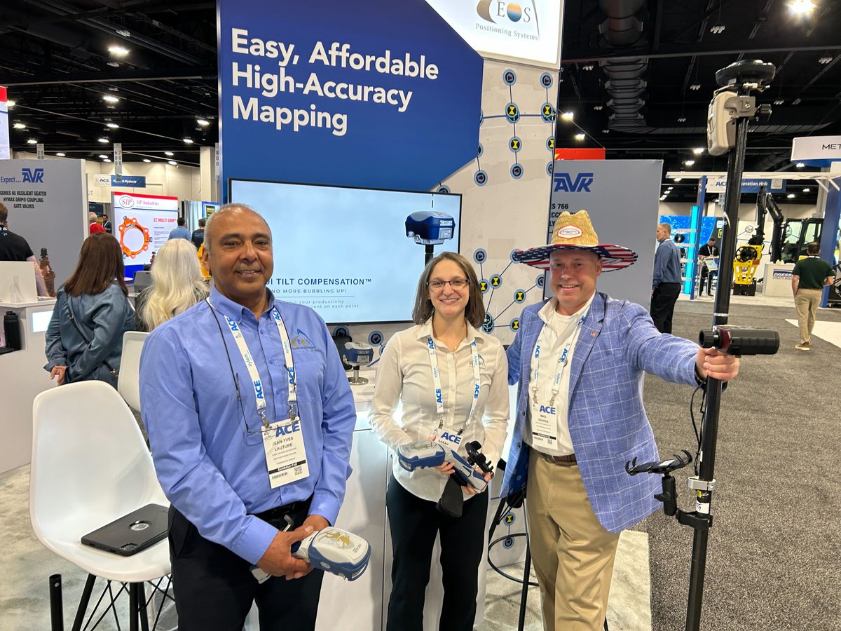 Eos Positioning Systems (@eosgnss) on Twitter photo Good morning, @AWWA #ACE25! Our team is ready to greet you in booth 1344 with <a href="/EsriWater/">Esri Water</a>. Stop by to learn about the latest advancements in high-accuracy mobile mapping for water professionals!💧📲
Learn more about the event: ow.ly/5uxR50W6LKs #GIS #GNSS #GPS Good morning, @AWWA #ACE25! Our team is ready to greet you in booth 1344 with <a href="/EsriWater/">Esri Water</a>. Stop by to learn about the latest advancements in high-accuracy mobile mapping for water professionals!💧📲
Learn more about the event: ow.ly/5uxR50W6LKs #GIS #GNSS #GPS