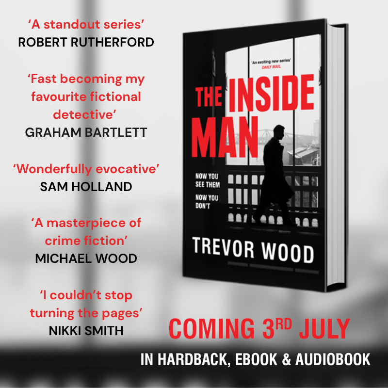 Quercus Books (@quercusbooks) on Twitter photo Out next month from <a href="/TrevorWoodWrite/">Trevor Wood</a> π¨
While trialling a new drug to keep his Early Onset Dementia under wraps, DCI Jack Parker must investigate the disappearance of a young woman and deal with the fallout of his colleague's death.
Order THE INSIDE MAN: brnw.ch/21wTiHb Out next month from <a href="/TrevorWoodWrite/">Trevor Wood</a> π¨
While trialling a new drug to keep his Early Onset Dementia under wraps, DCI Jack Parker must investigate the disappearance of a young woman and deal with the fallout of his colleague's death.
Order THE INSIDE MAN: brnw.ch/21wTiHb