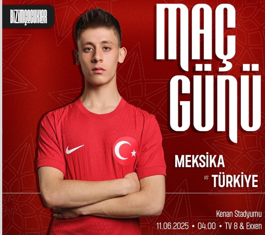 Bizim çocuklar hazırlık maçında meksika ile karşı karşıya geliyor.

Maçın skorunu bilen 10 kardeşime süpriz hediye 🤫

Rt ve beğeni de atmayı unutmayalım.

#türkiye #meksika #BizimÇocuklar