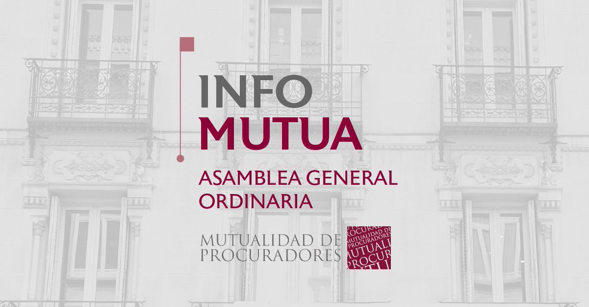 Mutua Procuradores (@mutuaprocurador) on Twitter photo 📩 ¡Hemos enviado al correo de cada mutualista el resumen completo de la Asamblea General Ordinaria 2025!
La <a href="/MutuaProcurador/">Mutua Procuradores</a> inicia una nueva etapa al servicio de todos sus mutualistas, con el compromiso de seguir mejorando la gestión y protección de sus mutualistas. 📩 ¡Hemos enviado al correo de cada mutualista el resumen completo de la Asamblea General Ordinaria 2025!
La <a href="/MutuaProcurador/">Mutua Procuradores</a> inicia una nueva etapa al servicio de todos sus mutualistas, con el compromiso de seguir mejorando la gestión y protección de sus mutualistas.