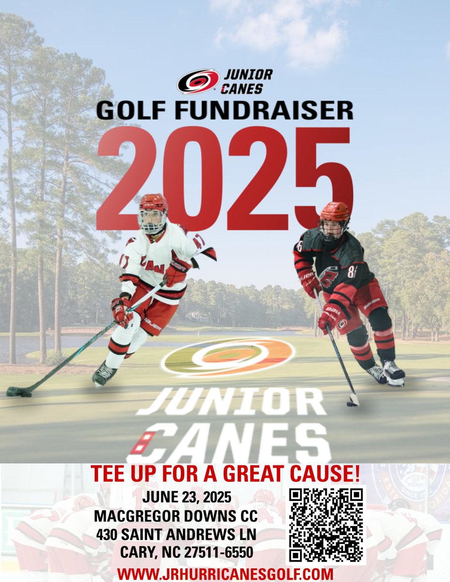 Hit the links and support the <a href="/JuniorCanes/">Carolina Junior Canes</a> at their golf fundraiser on June 23 ⛳️

Register » n.carhur.com/4egieZ3