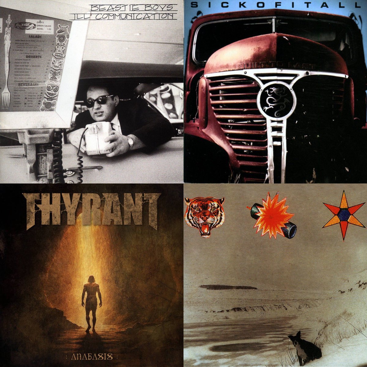 #MúsicaDesobediente Ill Communication <a href="/beastieboys/">Beastie Boys</a> 1994 #HipHop #Jazz #HardcorePunk 🇺🇸 | Built To Last <a href="/SOIANYC/">Sick Of It All</a> 1997 #HardcorePunk #MetalPunk 🇺🇸 | Anabasis • Thyrant • 2025 #ProgMetal 🇪🇸 | The Three E.P.'s • The Beta Band • 1998 #FolkRock #AltPop 🏴󠁧󠁢󠁳󠁣󠁴󠁿