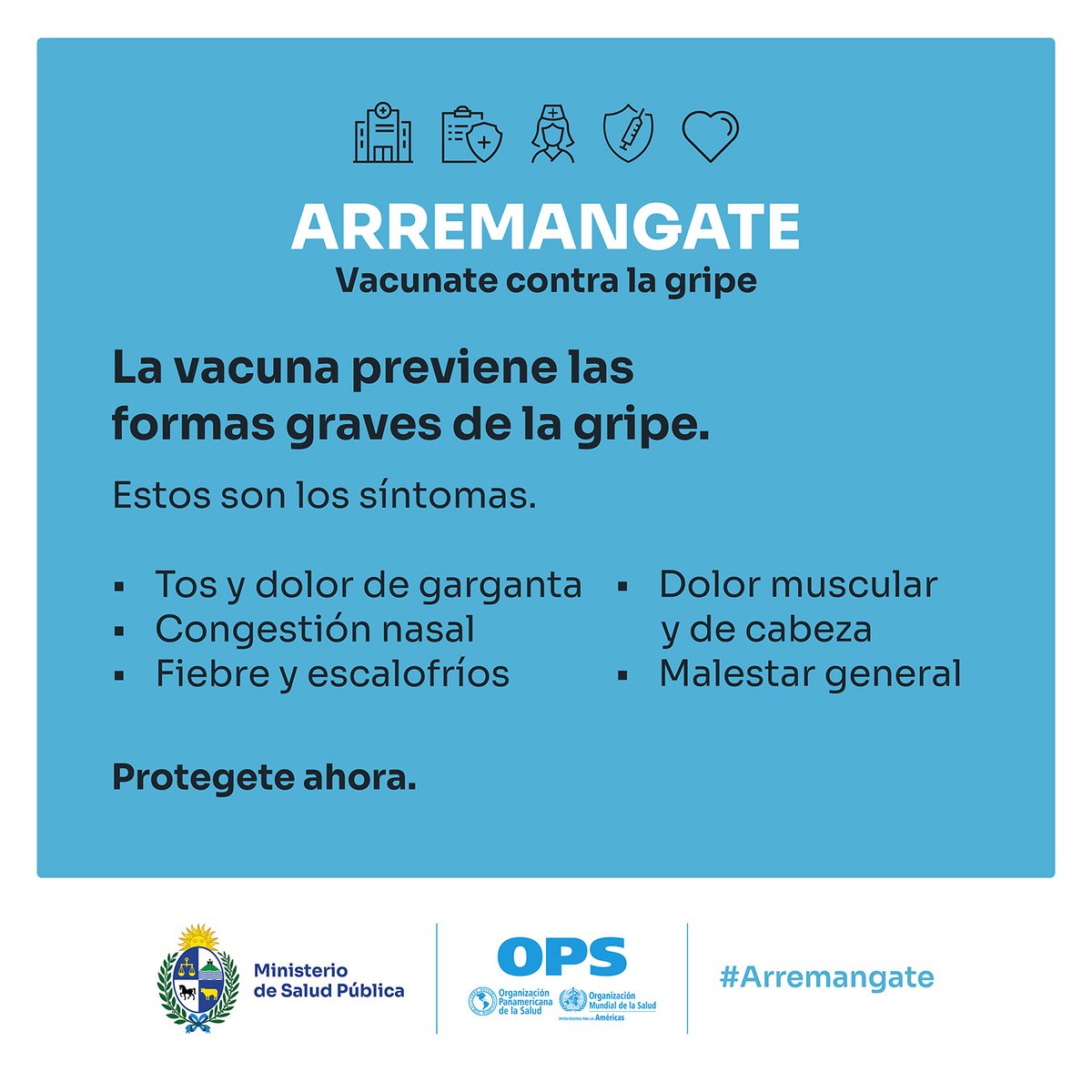 La vacuna antigripal es gratuita, segura y está disponible en todo el país.
Vacunate en cualquier vacunatorio público o privado.

Ingresá a la página web de la <a href="/chlaep/">CHLA-EP</a> para saber dónde recibir la vacuna 👉 chlaep.org.uy/programa-nacio…

#Arremangate