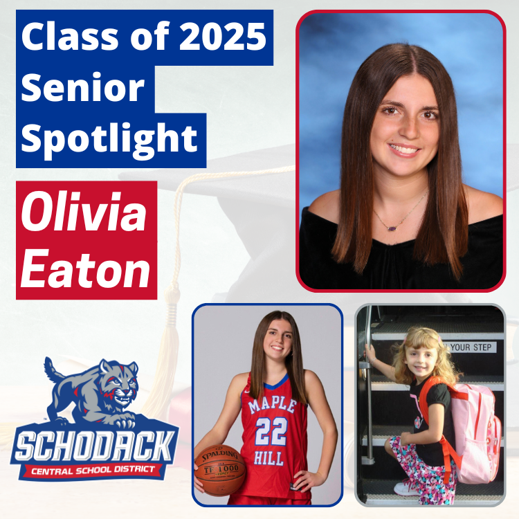 🎓Maple Hill Class of 2025 Senior Spotlight: Olivia Eaton

See more about Olivia, how to submit your Senior Spotlight (submission deadline is this Friday, June 13) &amp; others posted so far on our website @ schodack.k12.ny.us/2025/06/class-…