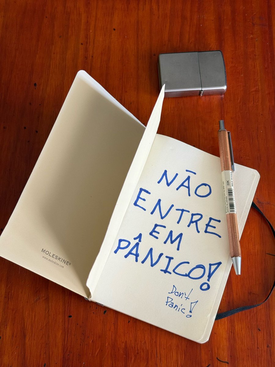 há uns 20 anos escrevendo isso na primeira página de todos os meus blocos de anotações.