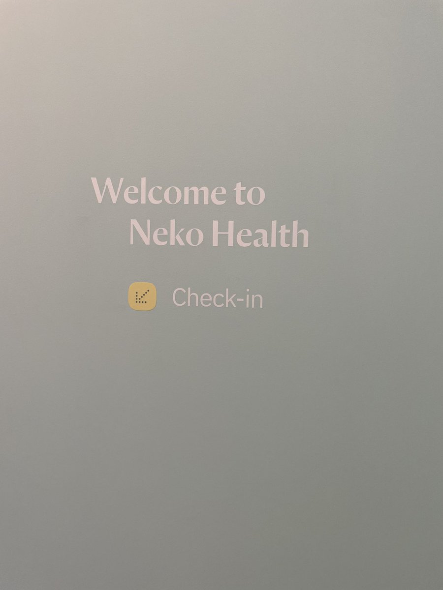 Got to try <a href="/NekoHealth/">Neko Health</a>, what an incredible experience. THIS is tech done right.