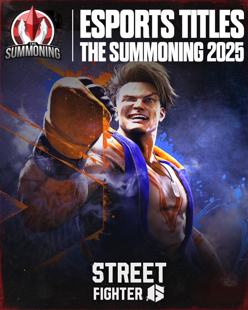 Revealing the first Esports title at The Summoning 🔮

Street Fighter will be back as a featured tournament! What other esports titles do you want to see? 

Get your early bird tickets: stclairsaints.ca/tsc25
July 26th | #TSC25