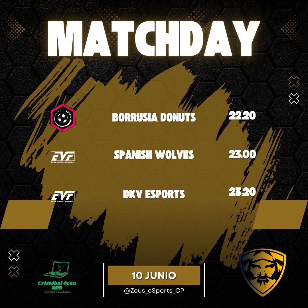 โก๏ธ Zeus eSports CPโก๏ธ (@zeus_esports_cp) on Twitter photo โก๏ธ๐ ๐ฎ๐๐ฐ๐ต๐ฑ๐ฎ๐ - ๐ญ๐ฌ ๐ท๐๐ป๐ถ๐ผ โก๏ธ
๐ <a href="/BorussiaDonuts/">๐ฉ๐๐๐๐๐๐๐ ๐ซ๐๐๐๐๐</a>
๐ <a href="/VPCL_Spain/">VPCL Espaรฑa</a>
๐ <a href="/SpanishWolves10/">SPANISH WOLVES</a>
๐ <a href="/Official_EVF/">Elite Virtual Football</a>
๐ <a href="/DkveSports/">DKV eSports</a>
๐ <a href="/Official_EVF/">Elite Virtual Football</a>
#GoZeus โก๏ธ๐ ๐ฎ๐๐ฐ๐ต๐ฑ๐ฎ๐ - ๐ญ๐ฌ ๐ท๐๐ป๐ถ๐ผ โก๏ธ
๐ <a href="/BorussiaDonuts/">๐ฉ๐๐๐๐๐๐๐ ๐ซ๐๐๐๐๐</a>
๐ <a href="/VPCL_Spain/">VPCL Espaรฑa</a>
๐ <a href="/SpanishWolves10/">SPANISH WOLVES</a>
๐ <a href="/Official_EVF/">Elite Virtual Football</a>
๐ <a href="/DkveSports/">DKV eSports</a>
๐ <a href="/Official_EVF/">Elite Virtual Football</a>
#GoZeus
