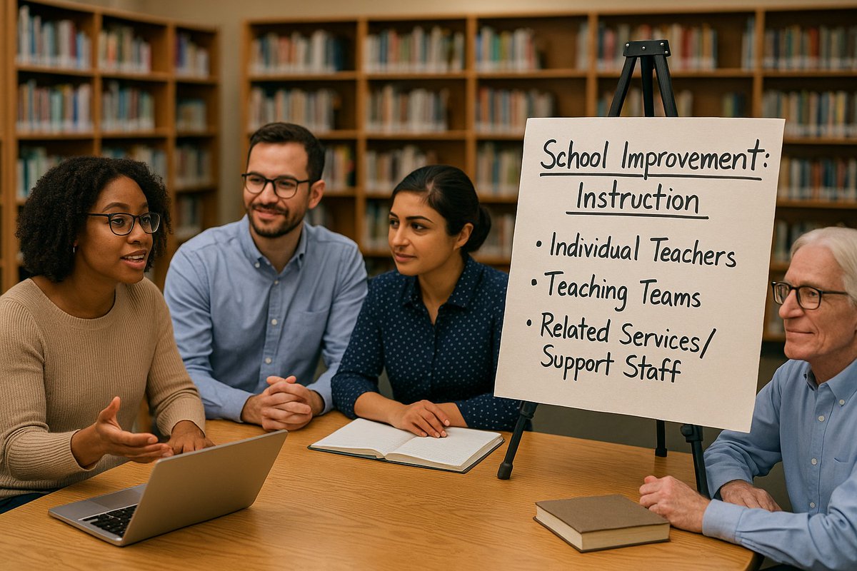 School Summer Vacation? Or Staff-Driven Summer Preparation? Blog discusses the Importance &amp; HOW to analyze CLASSROOM INSTRUCTION &amp; TEACHERS this Summer. . . to IMPROVE Instruction in the Fall. Research reviewed, Steps outlined, Successes discussed. bit.ly/45djvNZ