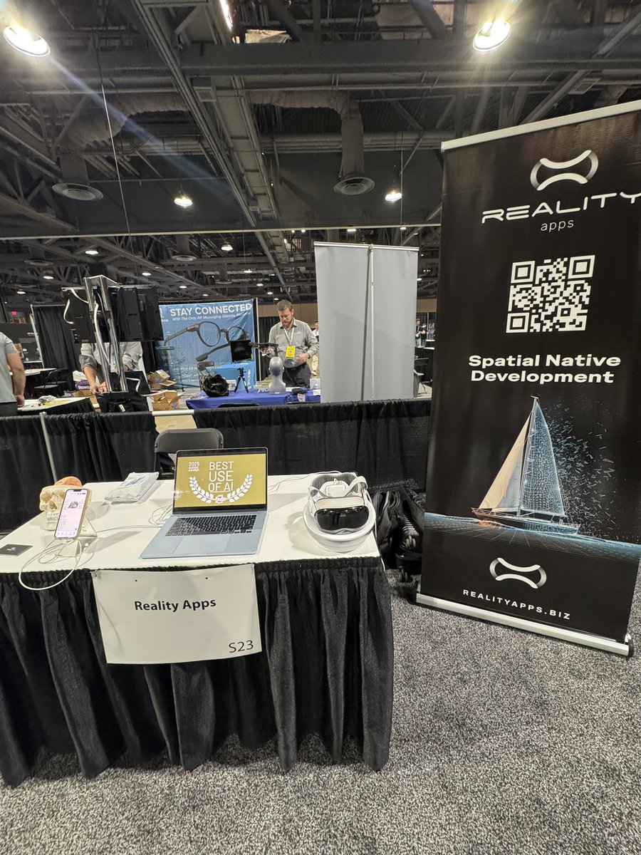 At AWE 
come say hi