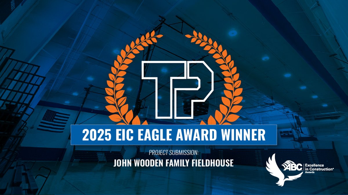 TP Mechanical (@tpmechanical) on Twitter photo We're proud to share that our work on the <a href="/AIAusa/">Athletes In Action</a> Wooden Family Fieldhouse earned a 2025 Excellence in Construction Eagle Award from Ohio Valley Associated Builders and Contractors. Shout-out to GC Corna Kokosing Construction on a great project! We're proud to share that our work on the <a href="/AIAusa/">Athletes In Action</a> Wooden Family Fieldhouse earned a 2025 Excellence in Construction Eagle Award from Ohio Valley Associated Builders and Contractors. Shout-out to GC Corna Kokosing Construction on a great project!