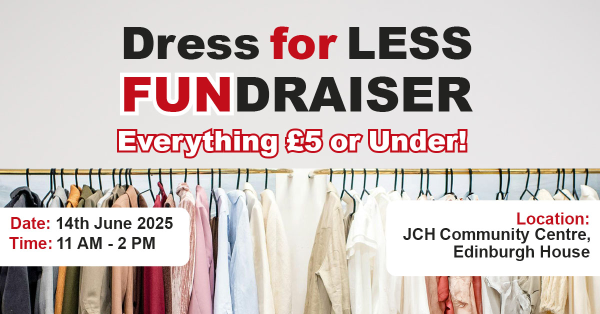 👚 Dress for Less is back! 🛍️
Shop preloved fashion for just £5 or under – all to support Jersey Cheshire Home 💖
📍 <a href="/jchcentre/">jchcentre</a> - Green Street, St Helier
🗓️ 14 June | ⏰ 11am–2pm
☕ Refreshments provided!
#DressForLess #CharitySale #JerseyCI