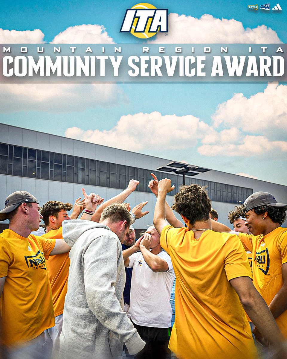 The Jacks give back 🗣️

On top of the <a href="/ITA_Tennis/">ITA</a> mountain region awards again for our community service 👏

#RaiseTheFlag | #BigSkyTennis